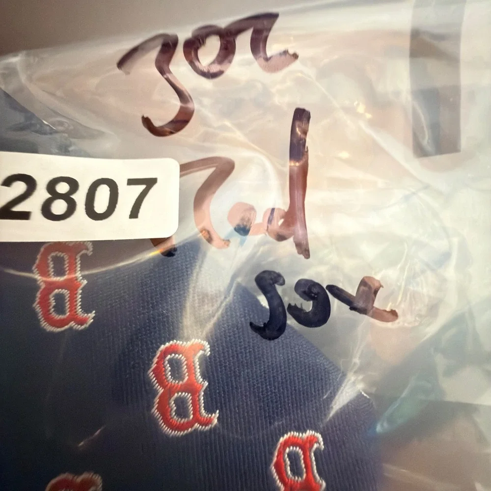 Boston‎ Red Sox MLB Navy Logo Print Tie Officially Licensed